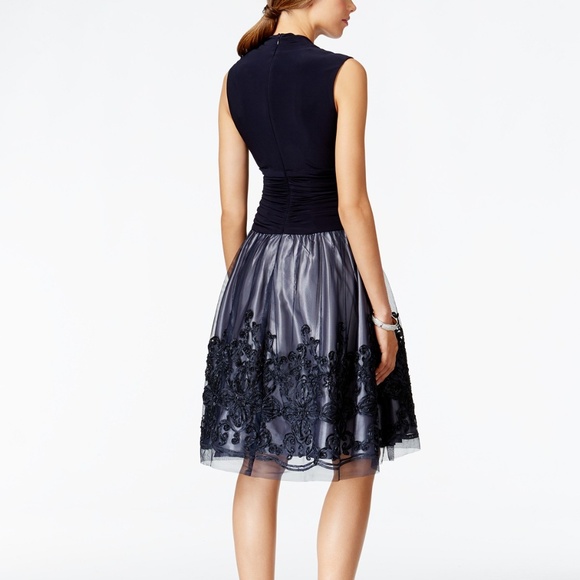 SL Fashions Dresses Sl Fashions Illusion Soutachetrim Party Dress